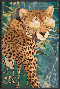 Plakát Moviestar Cheetah in the gold and green jungle