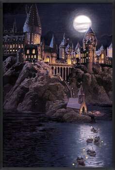 Plakát Harry Potter - Hogwarts full moon