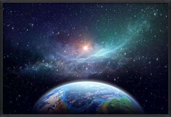 Plakát Exoplanet in deep space
