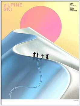 Plakát Alpine Ski