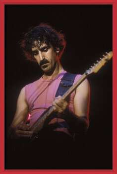 Plakát Portrait of rock musician Frank Zappa, 1982