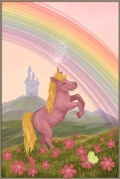 Plakát Rainbow Unicorn