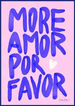 Plakát More Amor Por Favor
