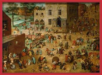 Plakát Children's Games, 1560