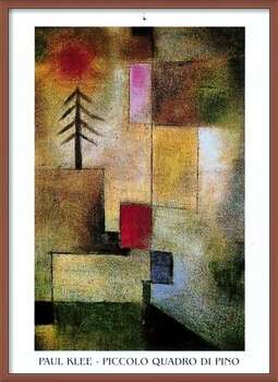 Rámovaný plakát P.Klee - Piccolo Quadro Di Pino