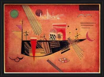 Rámovaný plakát Wassily Kandinsky - Whimsical