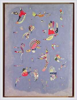 Rámovaný plakát Wassily Kandinsky - Sky Blue