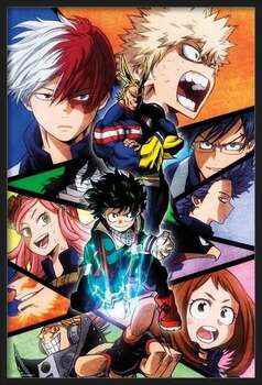 Rámovaný plakát My Hero Academia
