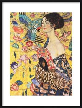 Plakát Lady with a Fan (1918)