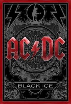 Rámovaný plakát AC/DC - black ice
