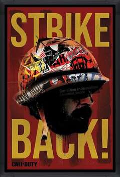 Rámovaný plakát Call of Duty: Black Ops Cold War - Strike Back